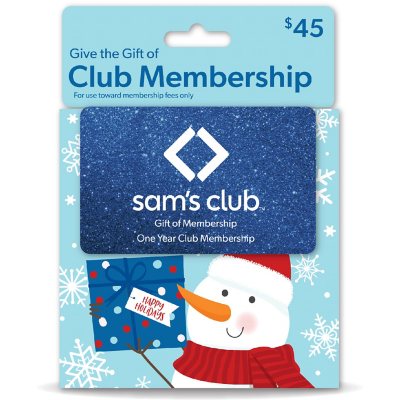 Gift Of Membership - Various Amounts (Snowman) - Sam's Club