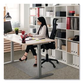Costway 47'' X 47'' Pvc Chair Floor Mat Home Office Protector For Home  Office : Target