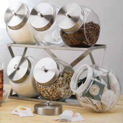 Glass Canisters 7 pcs. Sam's Club