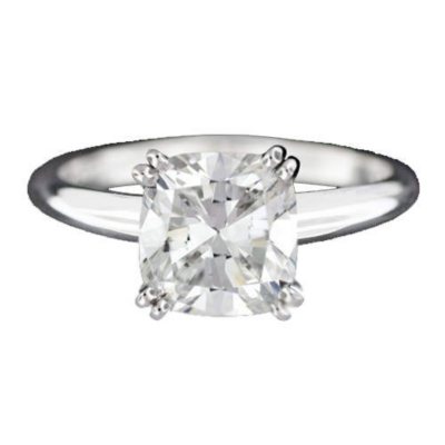 2.09 ct. Cushion-Cut Diamond Ring (E, VS2) - Sam's Club