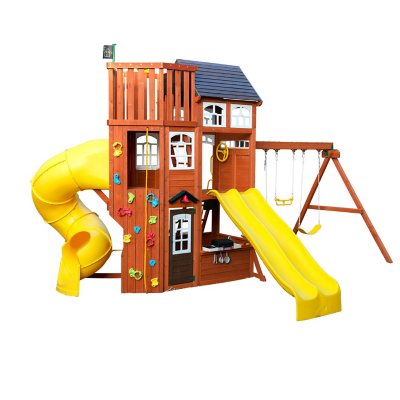 cedar summit by kidkraft lookout extreme playset