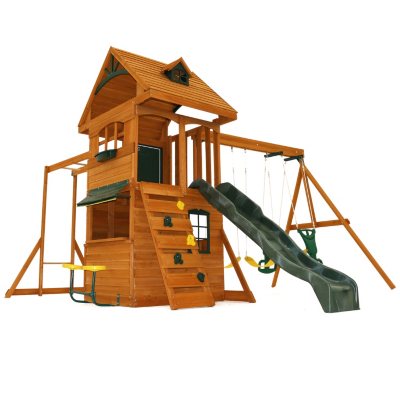 kidkraft ridgeview deluxe clubhouse wooden playset