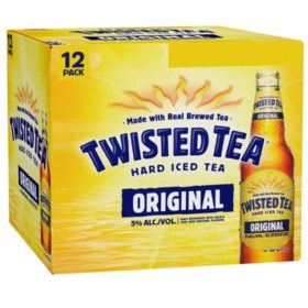 Twisted Tea Hard Iced Tea Original 12 Fl Oz Bottle 12 Pk