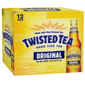 Twisted Tea Hard Iced Tea Original 12 fl. oz. bottle, 12 pk.