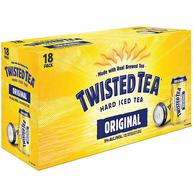 Twisted Tea Hard Iced Tea 12 fl. oz. can, 18 pk.