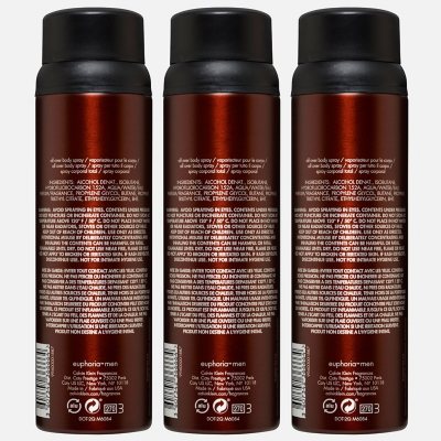 Calvin Klein Euphoria for Men Body Spray 5.4 oz 3 pk Sam s Club