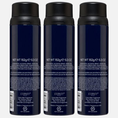 Calvin Klein Eternity for Men Spray 5.4 fl oz 3 pk Sam s Club