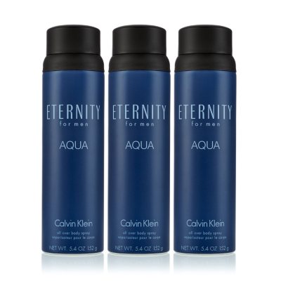 Eternity Aqua for Men 3 Body Spray (5.4 oz., pk.) - Sam's Club
