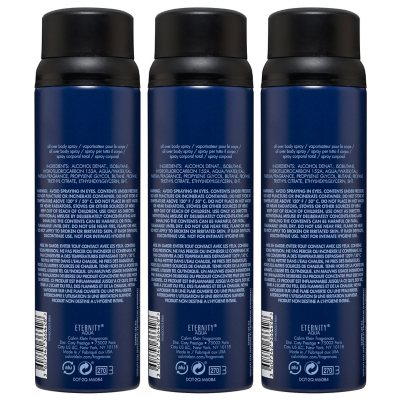 Eternity for men store aqua body spray