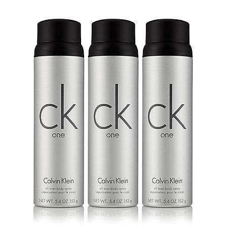 Calvin Klein CK One Body Spray (5.4 oz., 3 pk.)