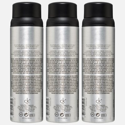 Ck one deals men's body spray