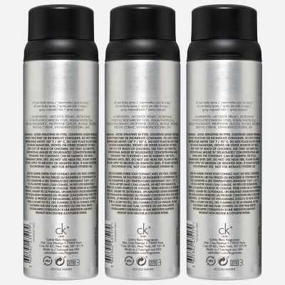 Calvin Klein CK One Body Spray, 5.4 oz, 3 pk - Sam's Club
