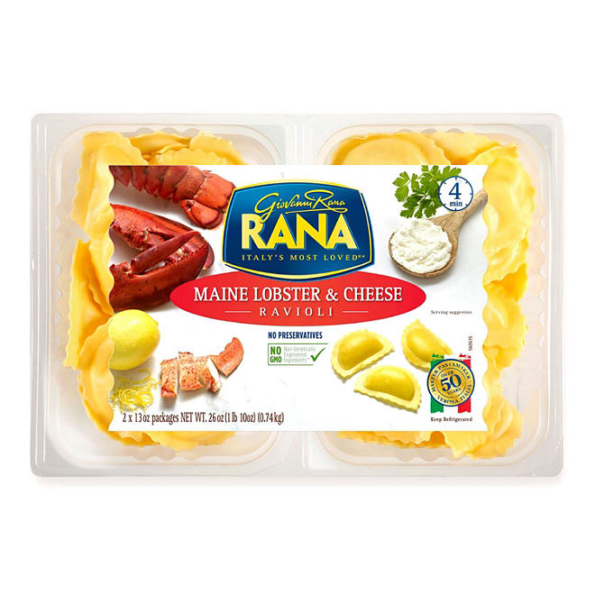 Rana Maine Lobster & Cheese Ravioli (13 oz., 2 pk.)
