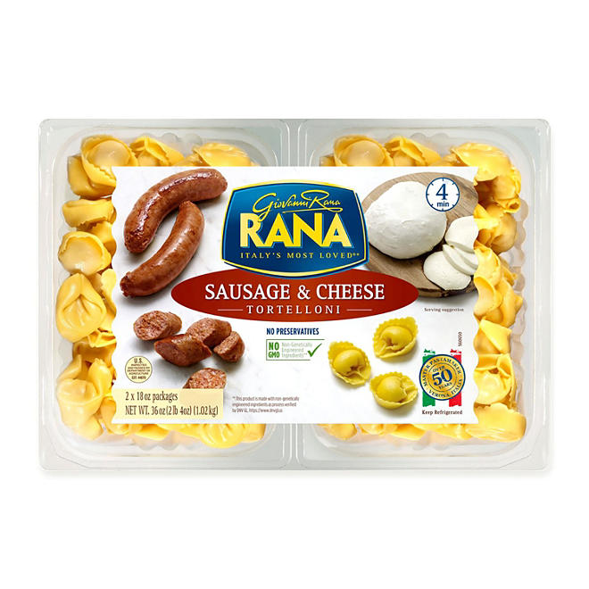Rana Sausage & Cheese Tortelloni (18 oz., 2 pk.)