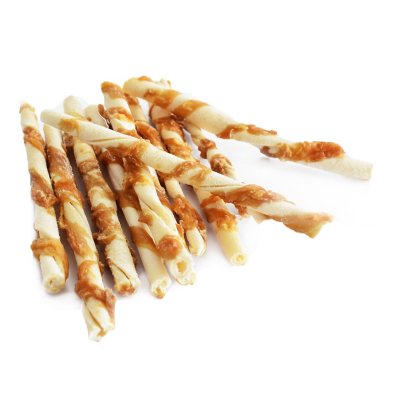 Canine Chews Chicken Wrapped Rawhide Chews for Dogs 125 ct