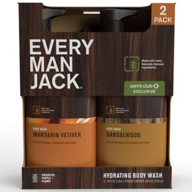 Every Man Jack Body Wash, 24 fl. oz., 2pk.