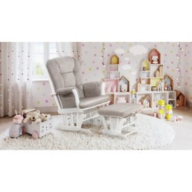 AFG Alice Glider Chair and Ottoman 