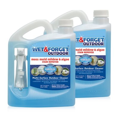 Wet & Forget Bleach-Free Set of (2) 64oz Outdoor Ready to Use Cleaner 