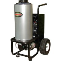 SIMPSON Mini Brute 1500 PSI at 1.8 GPM with Industrial Triplex Pump Belt Drive Hot Water Industrial Electric Pressure Washer