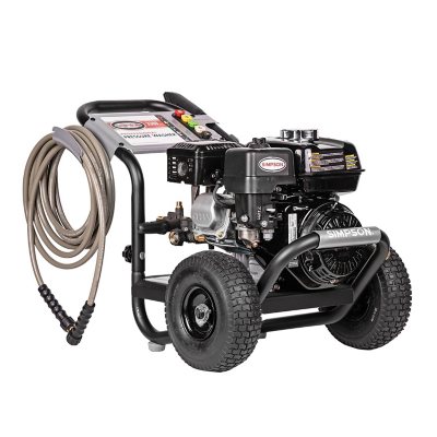 SIMPSON PowerShot 3300 PSI at 2.5 GPM Honda GX200 with AAA Triplex Pump  Professional Gas Pressure Washer