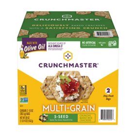 Crunchmaster 5 Seed Multi-Grain Cracker, 10 oz., 2 pk.
