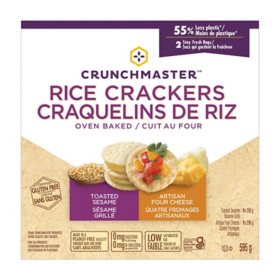 Crunchmaster Variety Pack Rice Crackers, 10.5 oz., 2 pk.