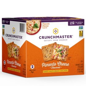 Crunchmaster Pimento Cheese Cracker, 8 oz., 2 pk.