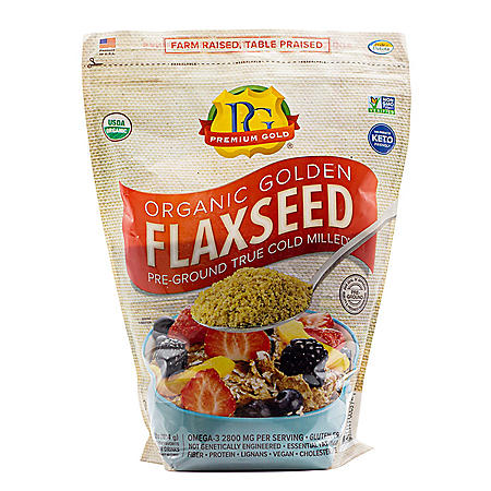 Premium Gold Organic Flaxseed (4 lbs.)