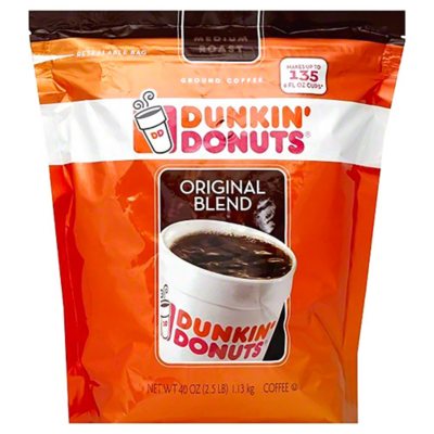 Dunkin' Donuts Original Blend Ground Coffee, Medium Roast ...