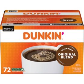 Dunkin' Donuts Medium Roast  K-Cup Coffee Pods, Original Blend, 72 ct.