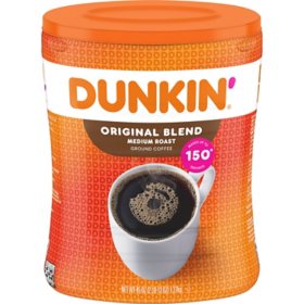 Dunkin' Donuts Original Blend Ground Coffee, Medium Roast 45 oz.