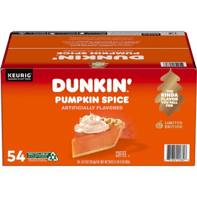 Dunkin donuts pumpkin 2025 spice k cups