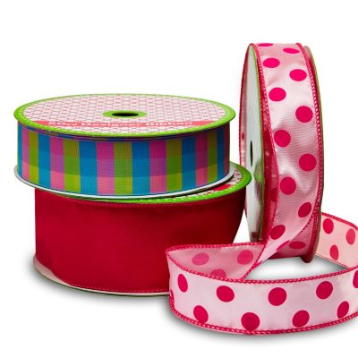 Amazon.com: DINDOSAL Rainbow Ribbon 1.5 Inch Double Face