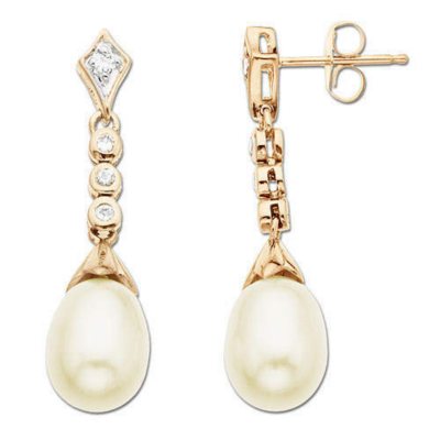 Sam's club pearl on sale earrings