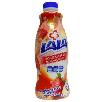 LALA Strawberry Banana & Cereal Yogurt Smoothie 32 oz. Sam's Club