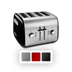 KitchenAid 4-Slice Toaster with Manual High-Lift Lever, Choose Color