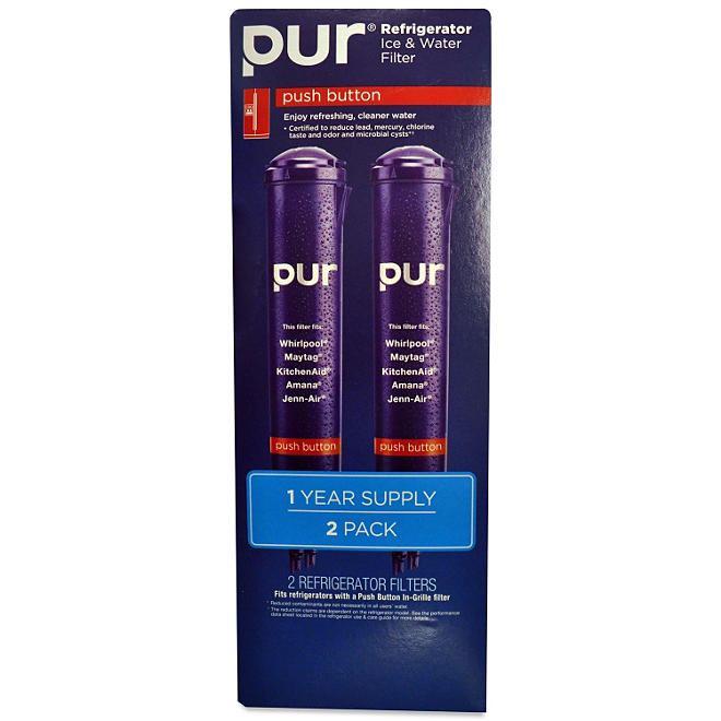 PUR Refrigerator Water Filter - Push Button  - 2 ct.