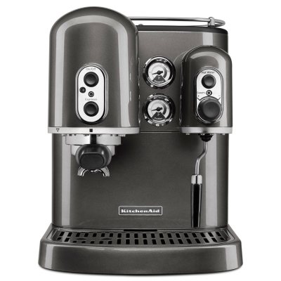 KitchenAid Pro Line Espresso Machine, Duel Boiler Hot Water Steam KPES100  Gray