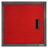 Gladiator 24-inch Premier Series Pre-Assembled Steel Garage Wall Cabinet in Racing Red Tread