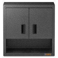 Gladiator 28-inch Ready to Assemble Steel Garage Wall Cabinet with Shelf in Hammered Granite