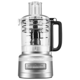 KitchenAid 9 Cup Food Processor Plus, Contour Silver