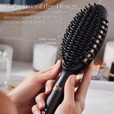 T3 edge heated smoothing styling and straightening deals brush