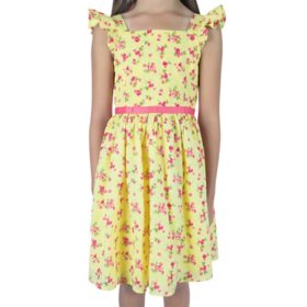 Zunie Girl Floral Cotton Dress