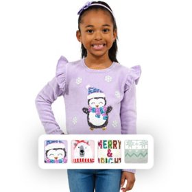 Zunie Girls Holiday Sweater