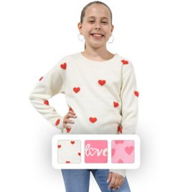 Zunie Girls Valentines Day Sweater