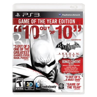 Batman: Arkham City PS3 Game for Sony PlayStation 3 5051892024518