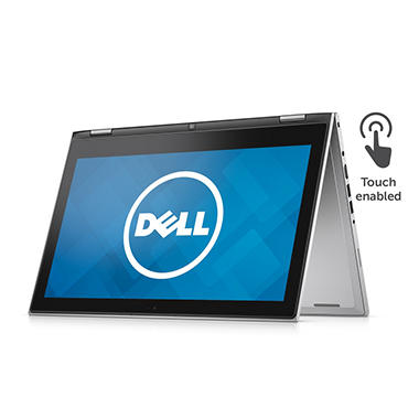 Dell Inspiron I7359-5984SLV 13.3 inch 8GB LED Touchscreen Laptop with 6th Gen Intel Core i7-6500U Processor, 500GB HDD + 8GB SSD