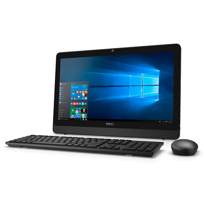 Dell Inspiron 20" Touchscreen 520 HD+ Graphics, All-in-One Desktop, Intel Core i3-6100U Processor, 4GB Memory, 1TB Hard Drive with wireless Keyboard and Mouse, Windows 10