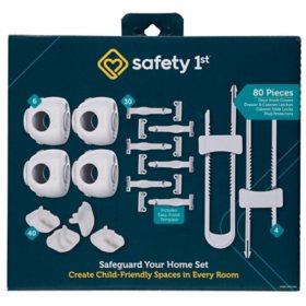 Safety 1st Home Safeguarding Set, 80 pcs, White