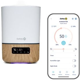 Safety 1st Smart Humidifier, Natural with White